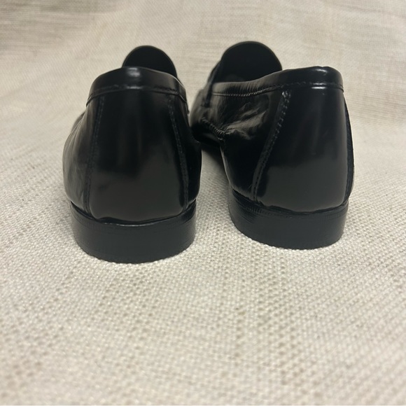 Mario Bruni Black Moc Toe Tassel Loafers Shoes 7.5 M ITALY NEW main image 8